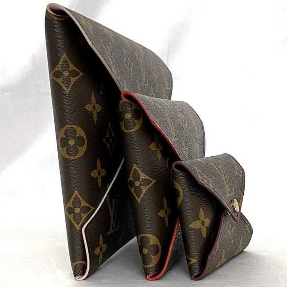 LOUIS VUITTON Authentic Brown Monogram Canvas Pochette Pouch - Picture 3 of 11